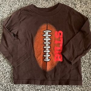 Brown Long Sleeve Buffalo Bills Shirt